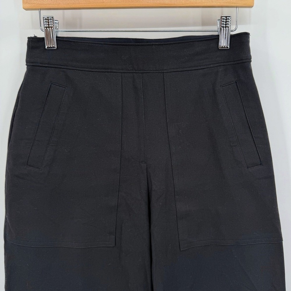 Spanx Womens Size Small On The Go Wide Leg Crop Pant Black Stretch High Rise - Picture 8 of 12